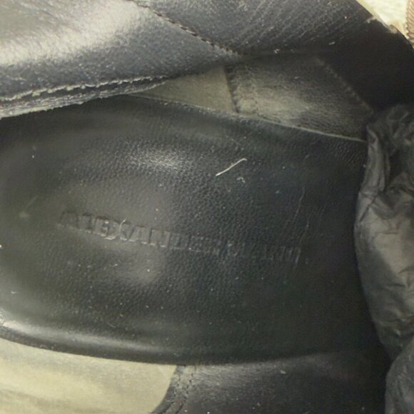 Alexander Wang Sleek Black Heeled Leather Boots Size 7 US - Picture 12 of 16